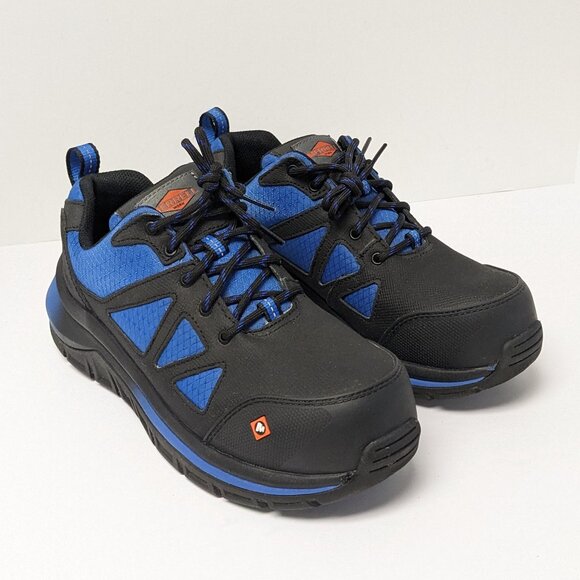 Merrell Day One Safety Speed Sneakers, Black/Blue,...